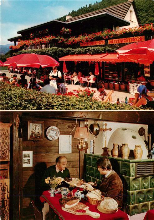 Gutach Schwarzwald Original Vogtsbauernstube Schwarzwaelder Bauernvesper am Kach