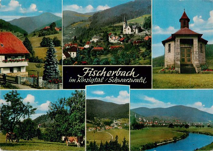 Fischerbach Kinzigtal Gasthaus Kirche Kapelle Panorama KInzigpartie