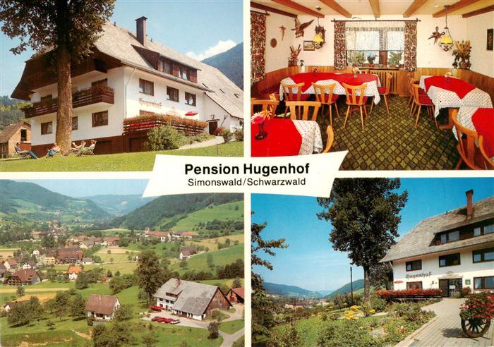 Simonswald Simonswaeldertal Pension Hugenhof Gastraum Panorama