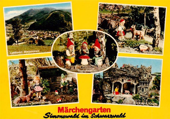 Simonswald Simonswaeldertal Cafe Pension Maerchengarten Simonswald Skatspieler R