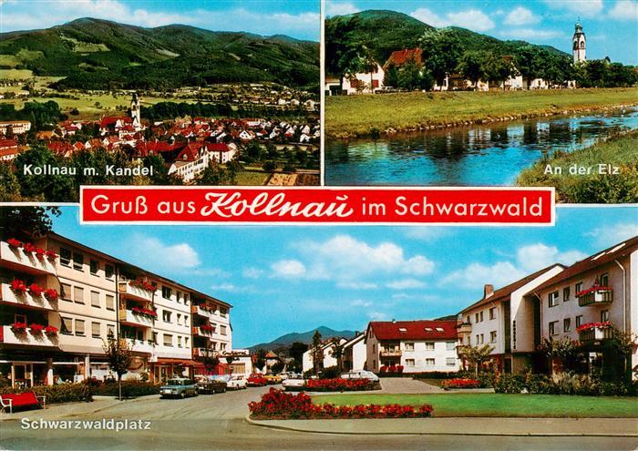 Kollnau Panorama Elzpartie Schwarzwaldplatz