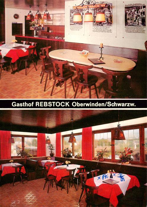Oberwinden Elztal BW Gasthof Rebstock Gastraeume