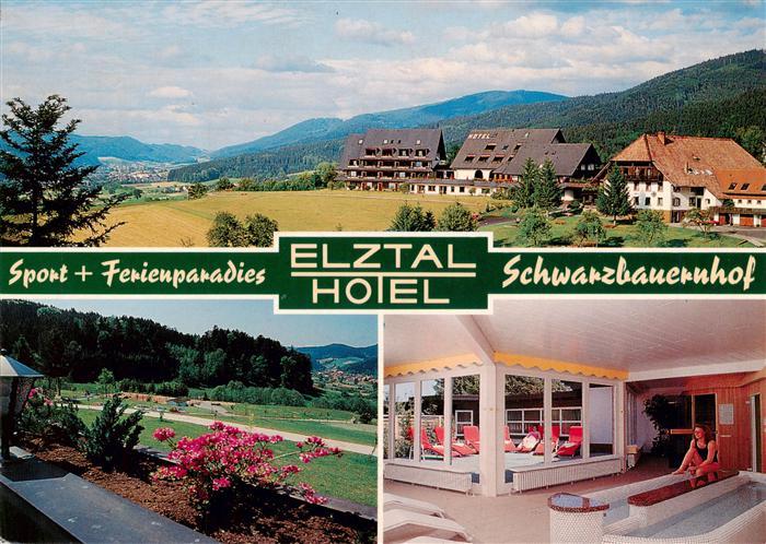 Winden Elztal Sport und Ferienhotel Elztal Hotel Schwarzbauernhof Panorama