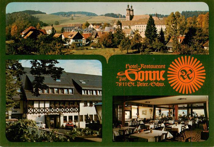 St Peter Schwarzwald Panorama Hotel Restaurant zur Sonne Gastraum
