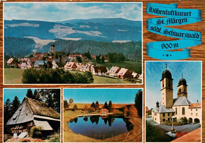 St Maergen Panorama Huette Weiher Kirche