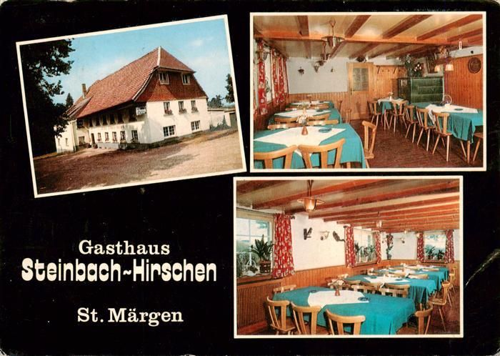 St Maergen Gasthaus Steinbach Hirschen Gastraeume