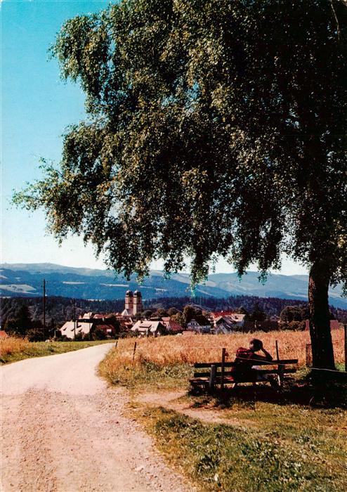 St Maergen Panorama mit Kirche