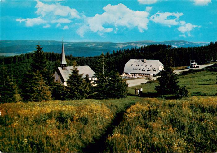Kandel Breisgau Pius Kapelle und Berggasthaus Kandelhof