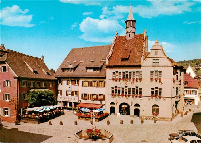 Staufen  Breisgau Rathaus Marktplatz
