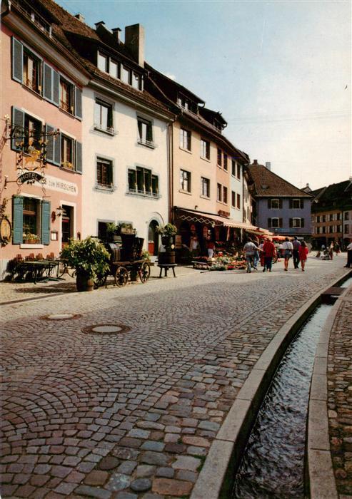 Staufen  Breisgau Gasthaus Hirschen Marktstrasse Baechle