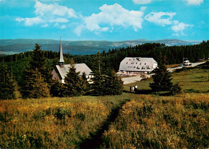 Kandel Breisgau Pius Kapelle und Berggasthaus Kandelhof