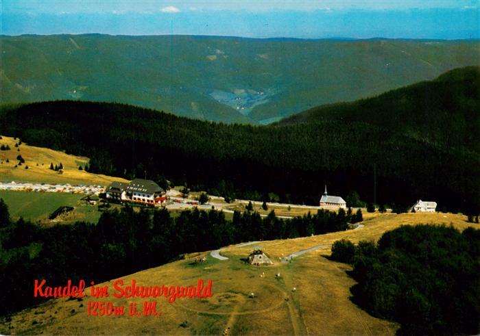 Kandel Breisgau Fliegeraufnahme mit Berghotel Kandel