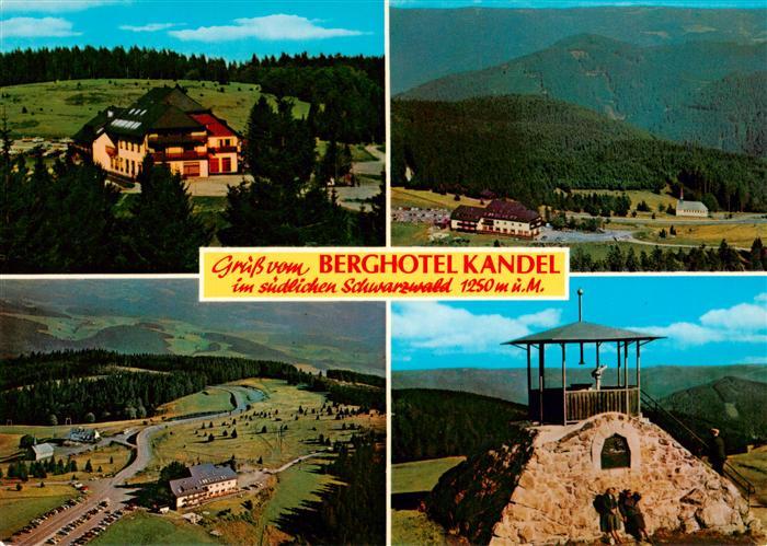 Kandel Breisgau Berghotel Kandel Fliegeraufnahme Kandelpyramide