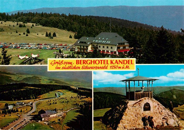 Kandel Breisgau Berghotel Kandel Fliegeraufnahme Kandelpyramide