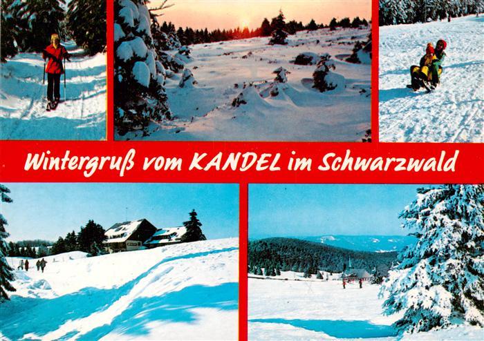 Kandel Breisgau Langlauf Winteridyll Schlittenfahrt Berghotel Kandel