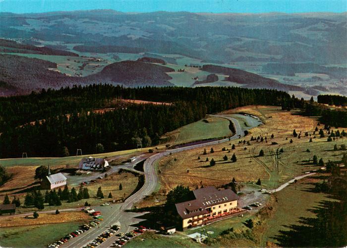 Kandel Breisgau Fliegeraufnahme mit Berghotel Berggasthaus Kandelhof und Pius Be
