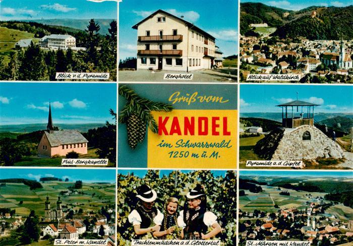 Kandel Breisgau Berggasthaus Kandel Berghotel Waldkirch Pius Bergkapelle Kandelp