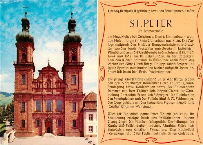 St Peter Schwarzwald Benediktiner Kloster