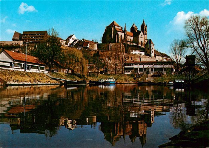 Breisach Rhein Stephansmuenster Rheinpartie