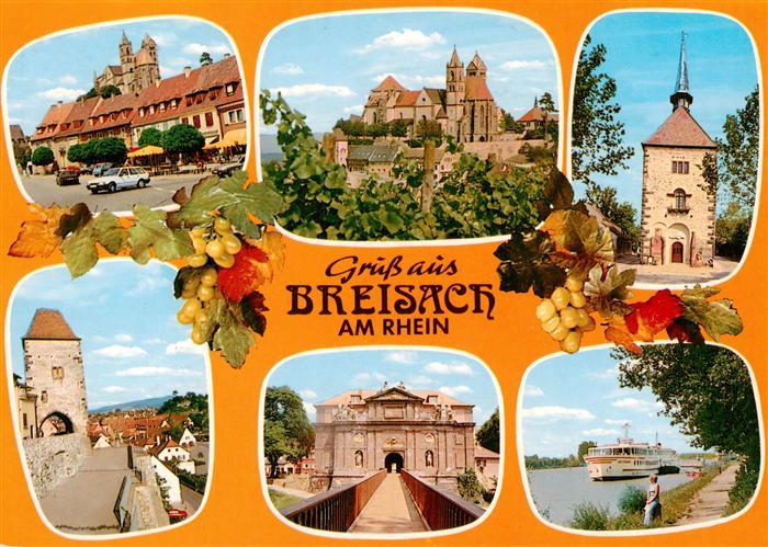 Breisach Rhein Marktplatz Stephansmuenster Radbrunnentor Hagenbachturm Rheintor