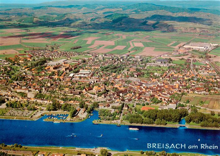 Breisach Rhein Fliegeraufnahme