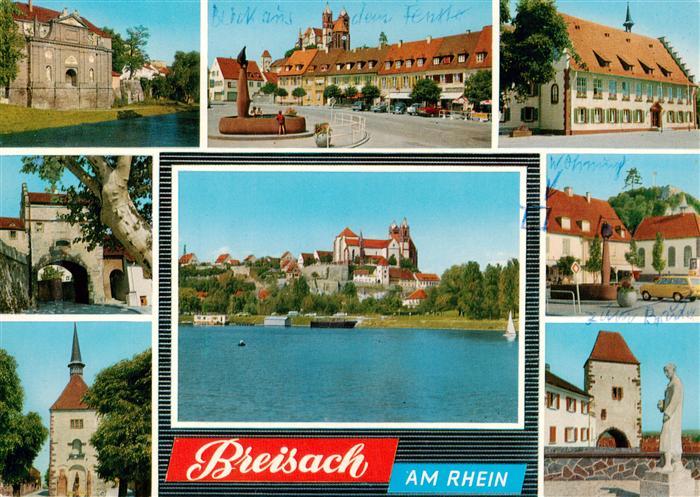 Breisach Rhein Rheintor Kapftor Radbrunnentor Marktplatz Rathaus Marktplatz Hage