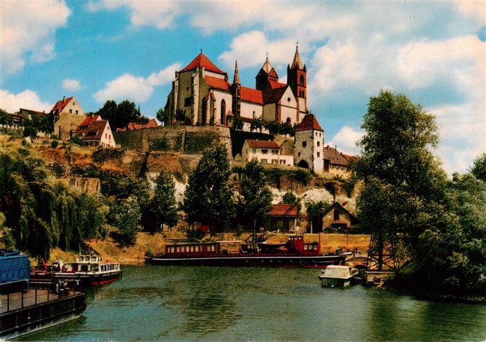 Breisach Rhein Stephansmuenster Rheinpartie