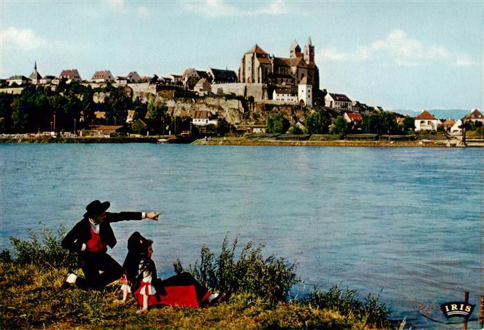 Breisach Rhein Stephansmuenster Rheinpartie