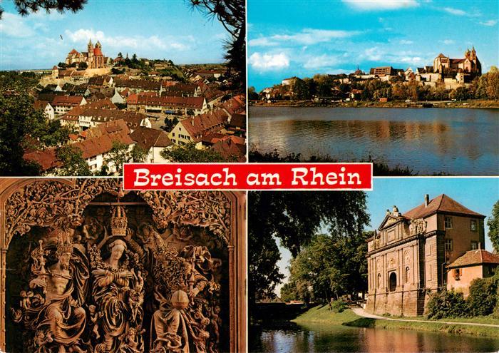 Breisach Rhein Panorama Stephansmuenster Altarfresken Rheinpartie Rheintor
