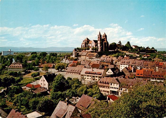 Breisach Rhein Stadtpanorama Blick zum Muenster