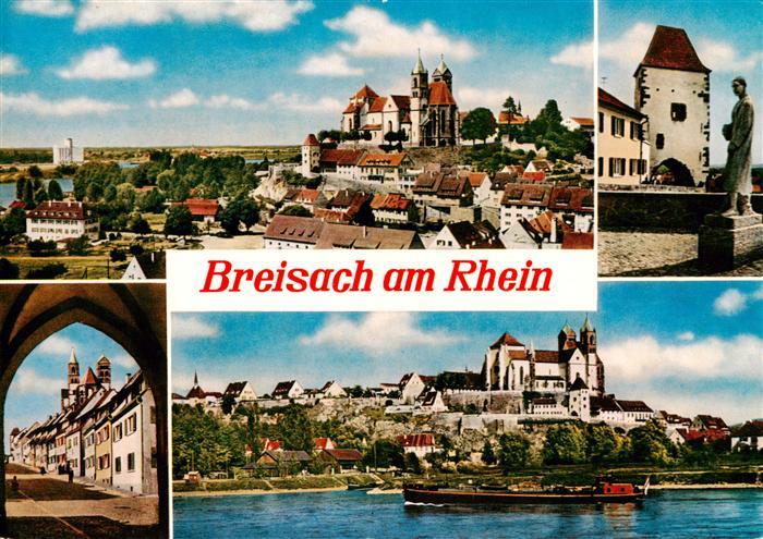 Breisach Rhein Stadtpanorama mit St. Stephansmuenster