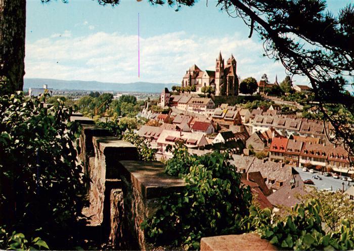 Breisach Rhein Stadtpanorama mit St. Stephansmuenster