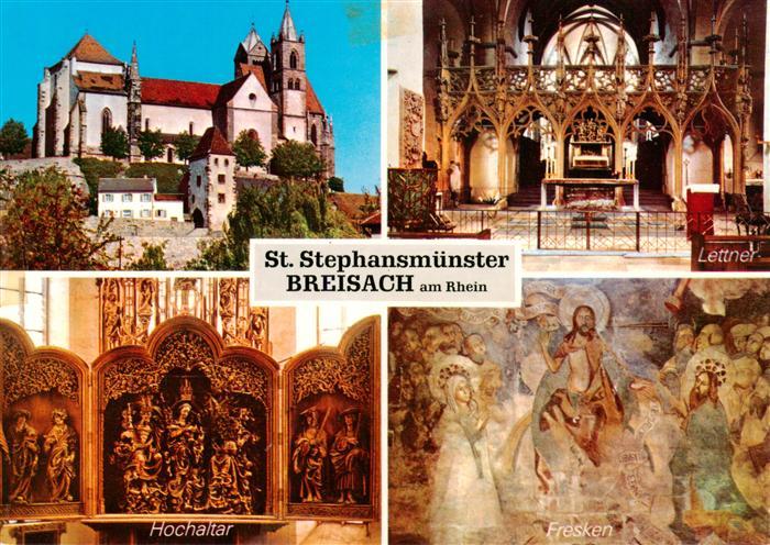 Breisach Rhein St. Stephansmuenster Lettner Hochaltar Fresken