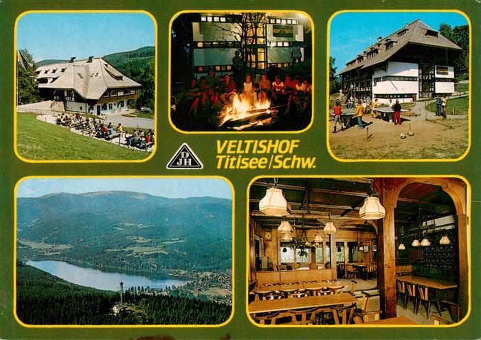 Titisee-Neustadt Jugendherberge Veltishof Lagerfeuer Panorama Gastraum