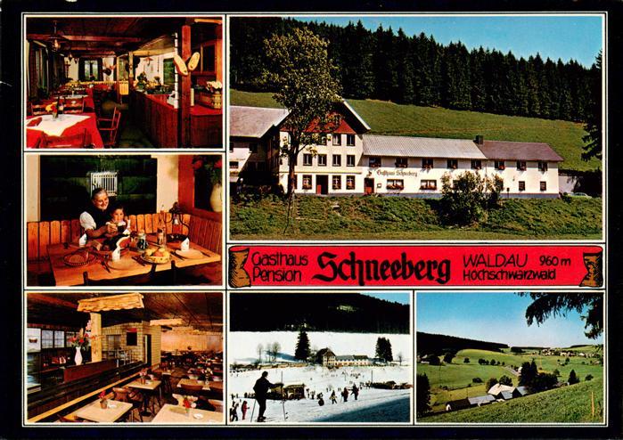 Waldau Neustadt Gasthaus Pension Schneeberg Gastraeume Panorama