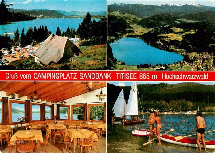 Titisee-Neustadt Campingplatz Sandbank Seepartien Gaststube