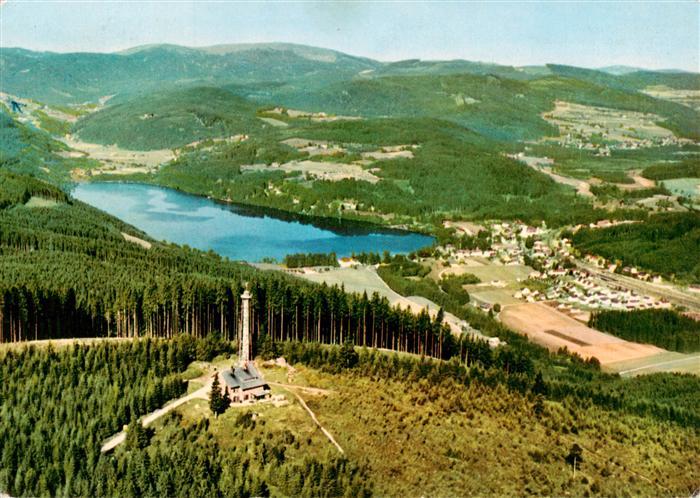 Titisee-Neustadt Aussichtsturm Berggasthaus Fuerstenberg Rasthaus