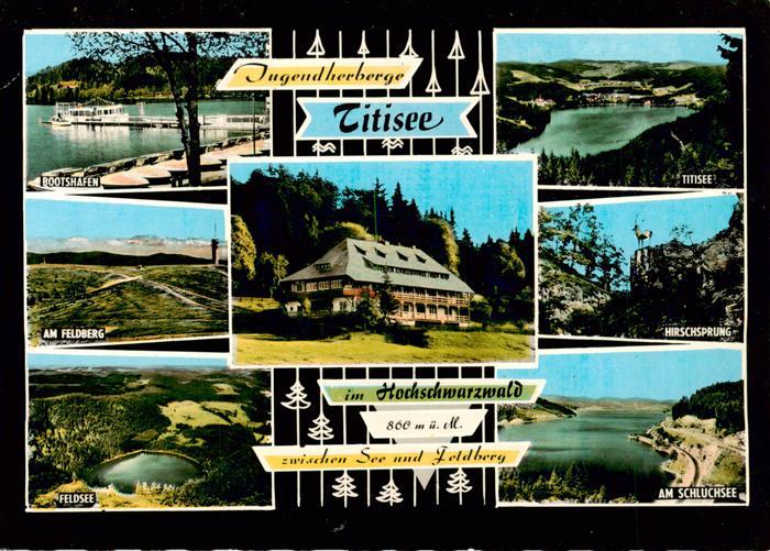 Titisee-Neustadt Jugendherberge Bootshafen Feldberg Feldsee Titisee Hirschsprung