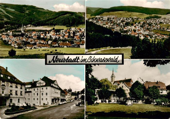 Titisee-Neustadt Panorama Hauptstrasse Ortspartie