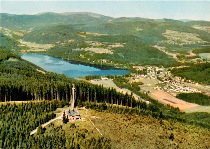 Titisee-Neustadt Berggasthaus Fuerstenberg Rasthaus Blick vom Hochfirst