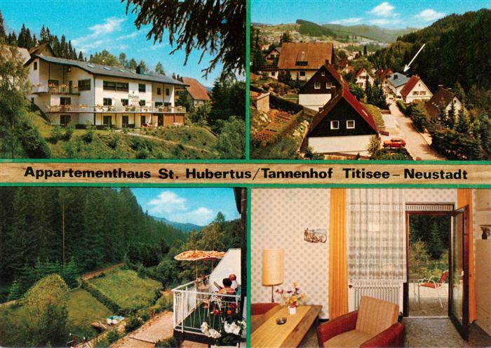 Titisee-Neustadt Appartementhaus St Hubertus Tannenhof Gaststube Panorama