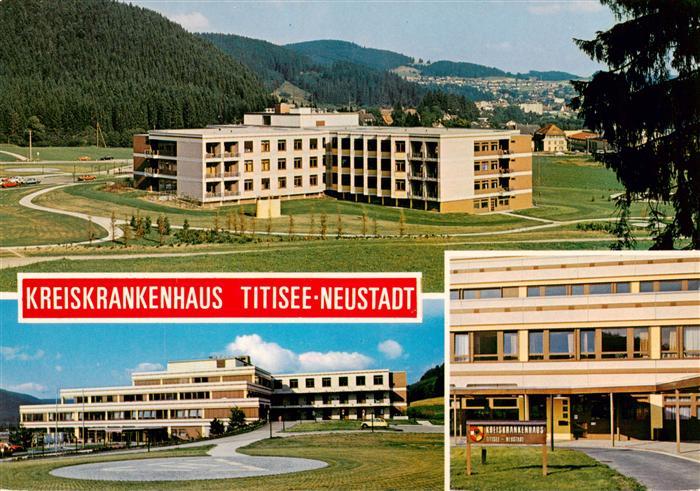 Titisee-Neustadt Kreiskrankenhaus Panorama Eingang