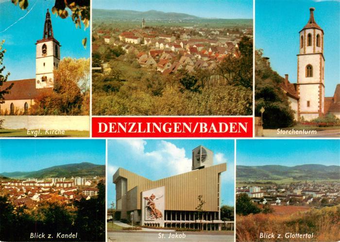 Denzlingen Ev Kirche Panorama Storchenturm Kandelblick St Jakob Glottertal