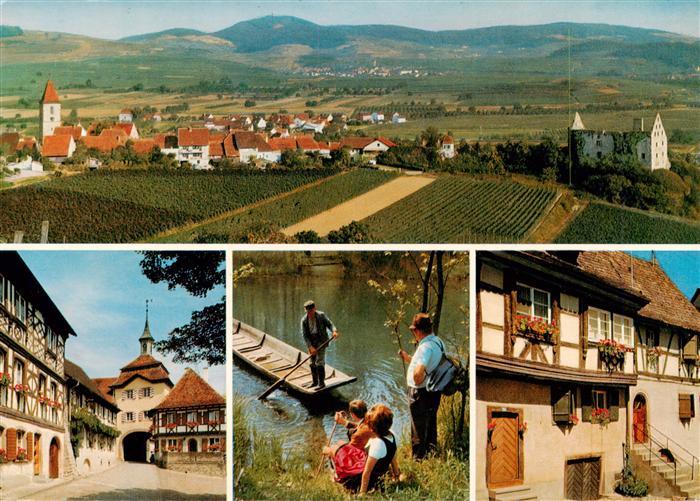 Burkheim Kaiserstuhl Panorama Stadttor Floesser Fachwerkhaus