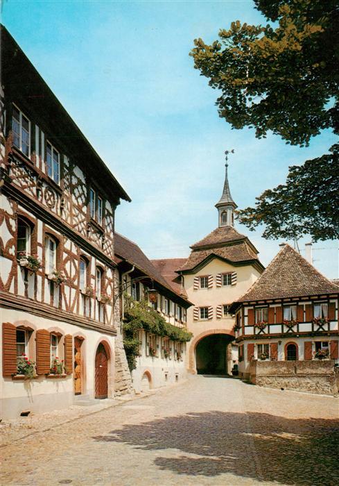 Burkheim Kaiserstuhl Ortsmotiv Stadttor