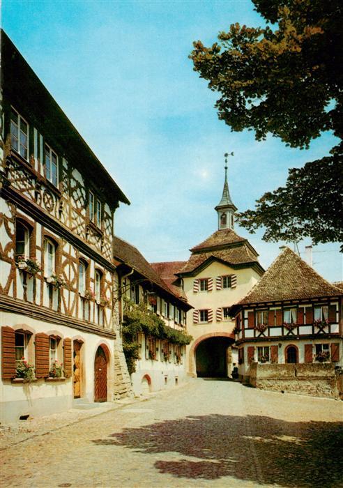 Burkheim Kaiserstuhl Ortsmotiv Stadttor