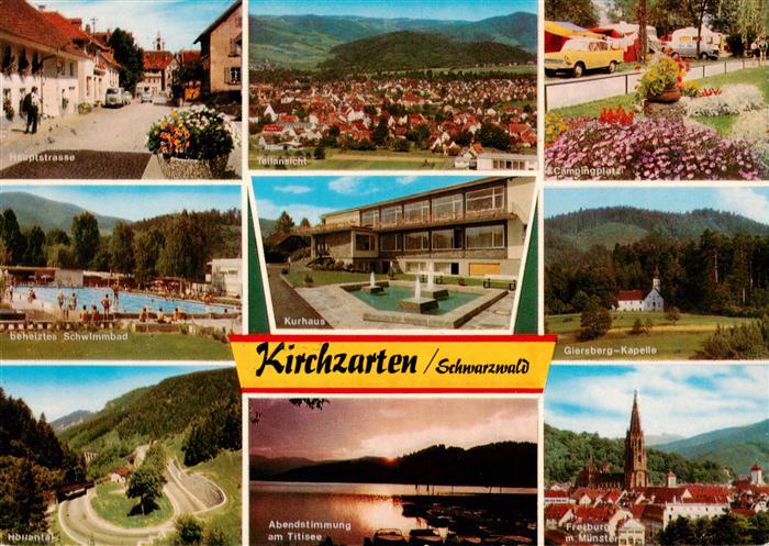 Kirchzarten Hauptstrasse Panorama Campingplatz Schwimmbad Kurhaus Giersberg Kape