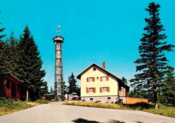 Titisee-Neustadt Fuerstenberg Rasthaus auf dem Hochfirst mit Aussichtsturm