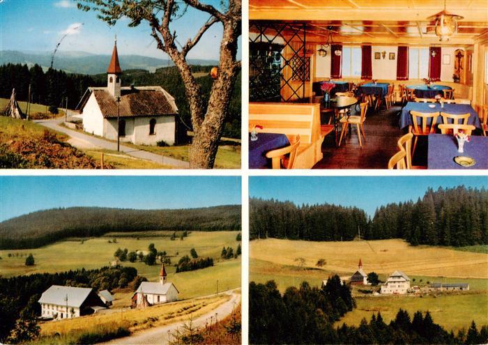 Titisee-Neustadt Kapelle Gasthaus Pension Heiligenbrunnen Gaststube