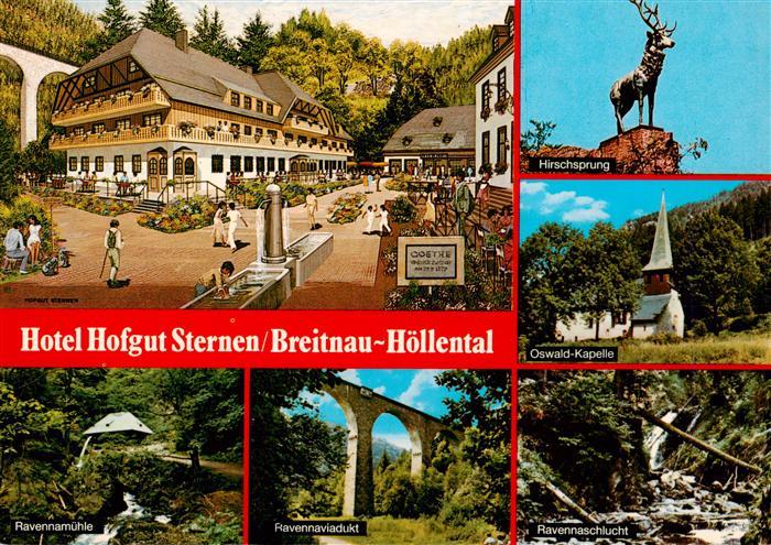 Hoellental Schwarzwald Hotel Hofgut Sternen Ravennamuehle Ravennaviadukt Ravenna